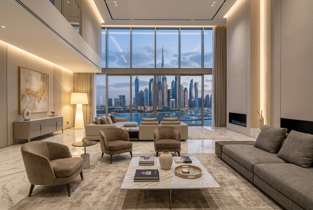 Dubai Secondary Market Penthouse Interior